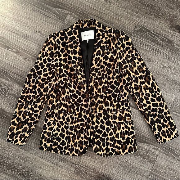Frame Classic Cheetah Blazer - Picture 1 of 12